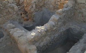 Mikveh located at the ruins of Massada